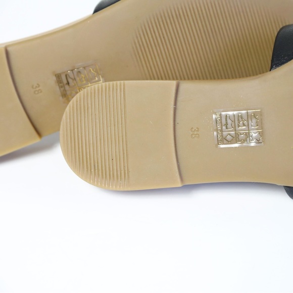 NWB Oker Sema sandals black beach resort summer womens 38 comfy soft flex shoes - Picture 7 of 9